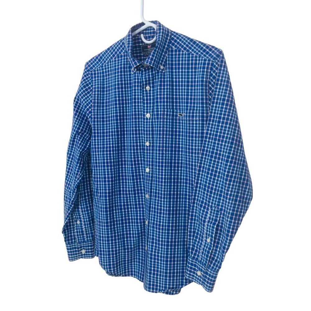 Vineyard Vines Men's Size S Classic Fit Tucker Shirt Cotton Button Down Blue - Picture 4 of 6